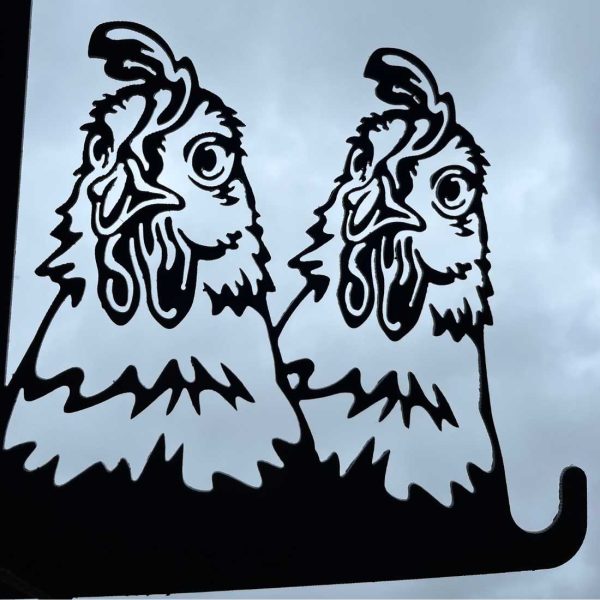 Chickens Hanging Basket Bracket