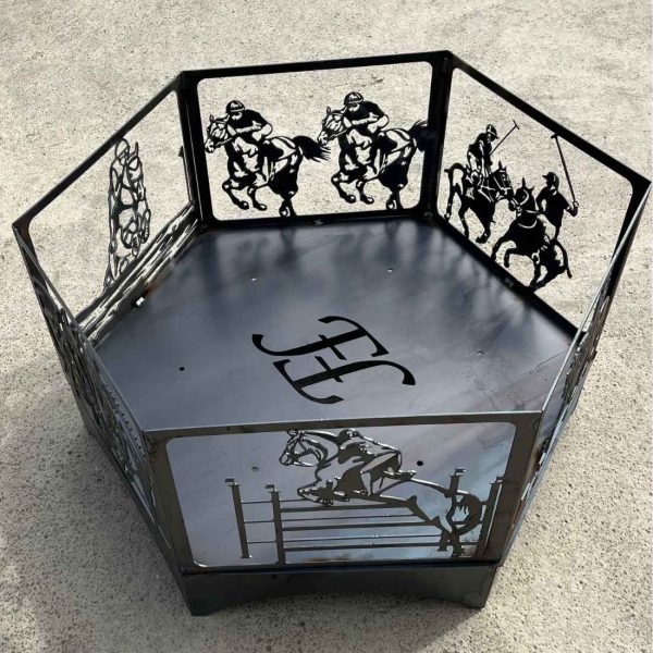 Hexagonal Steel Firepit